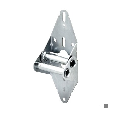 Prime-Line Garage Door Hinge, No 4, Galvanized Steel, Accepts 7/16 in. Stem Roller (2 Pack) GD 52188
